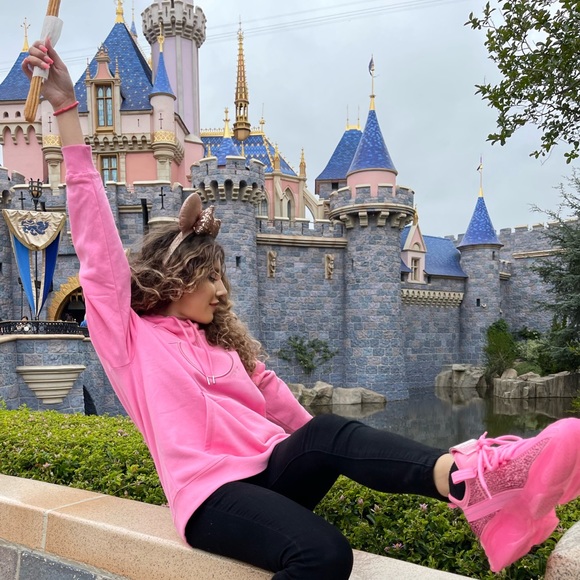 Disney Pink Mickey Mouse Hoodie 